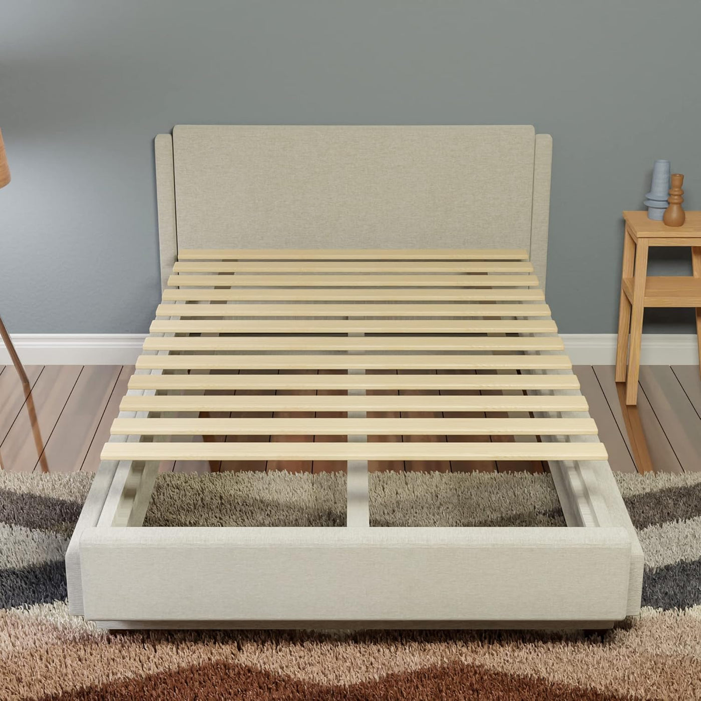 Mayton, 0.68-Inch Heavy Duty Horizontal Wooden Bunkie Board/Bed Slats, Queen - $40