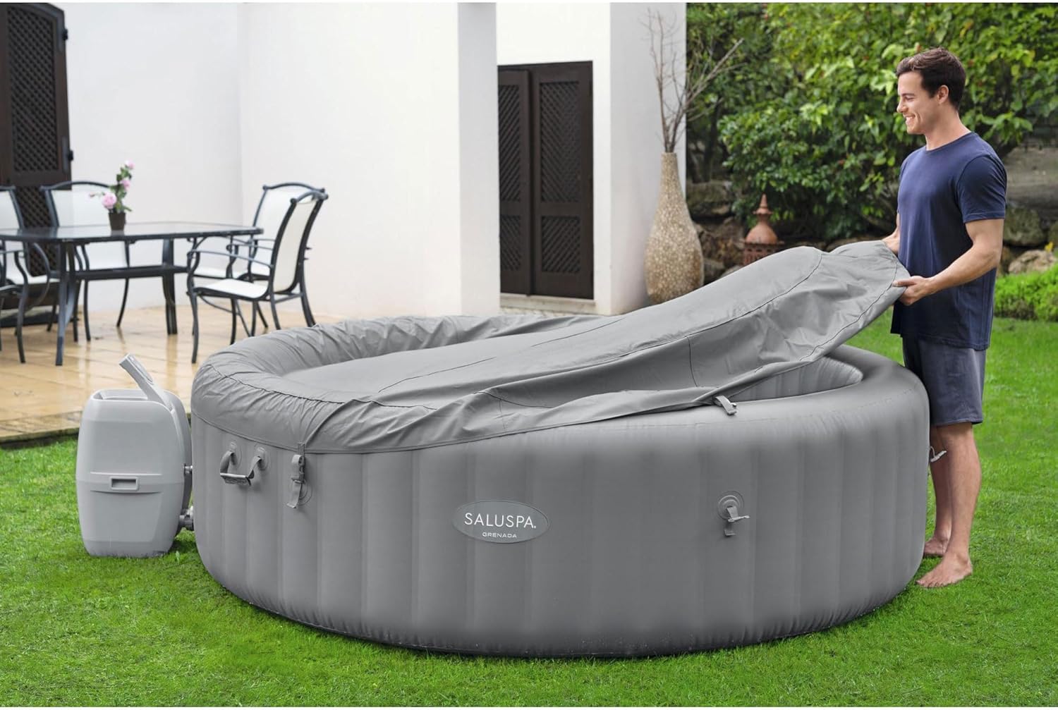 Bestway SaluSpa Grenada AirJet Inflatable Hot Tub - Thumbnail 2