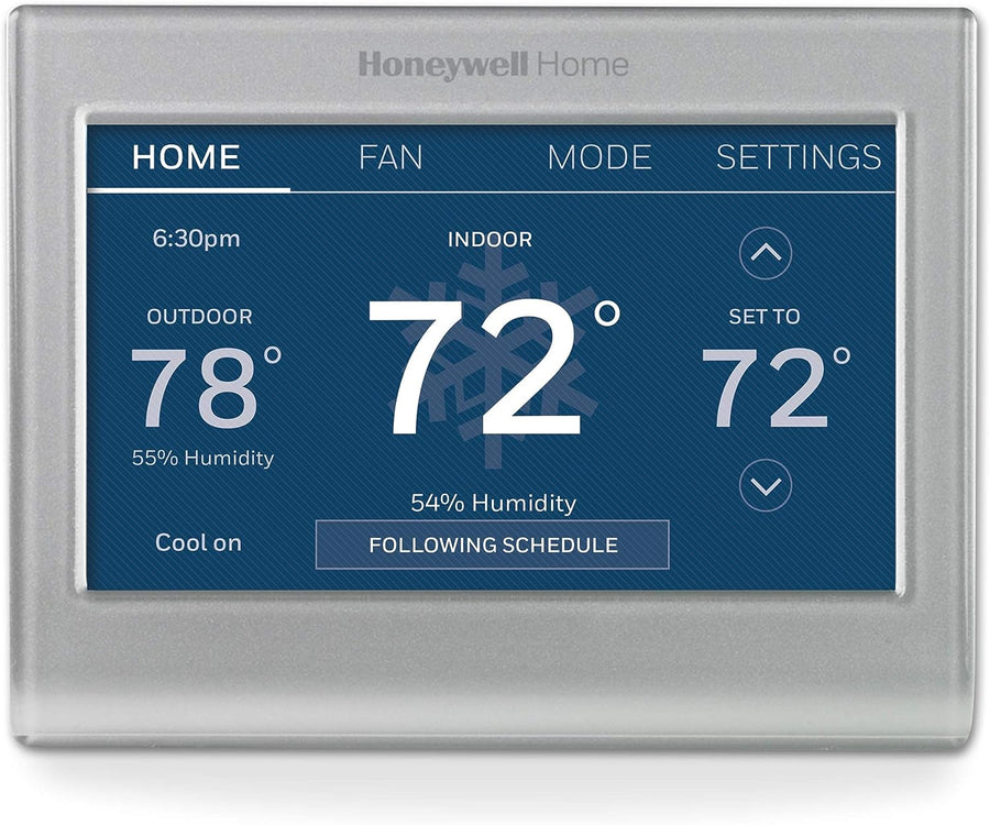 Honeywell Home RTH9585WF Wi-Fi Smart Color Thermostat, Gray - $110