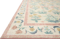 Loloi Rifle Paper Co. x Eden Mughal Rose Blush 5x7'6 Accent Rug - $110