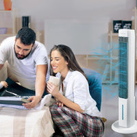 Arctic Air Tower 2.0 Evaporative Air Cooler - Large Area Room Cooling, 4  Speed Settings, Quiet Oscillation, Space-Saving, Perfect for Bedroom,  Living