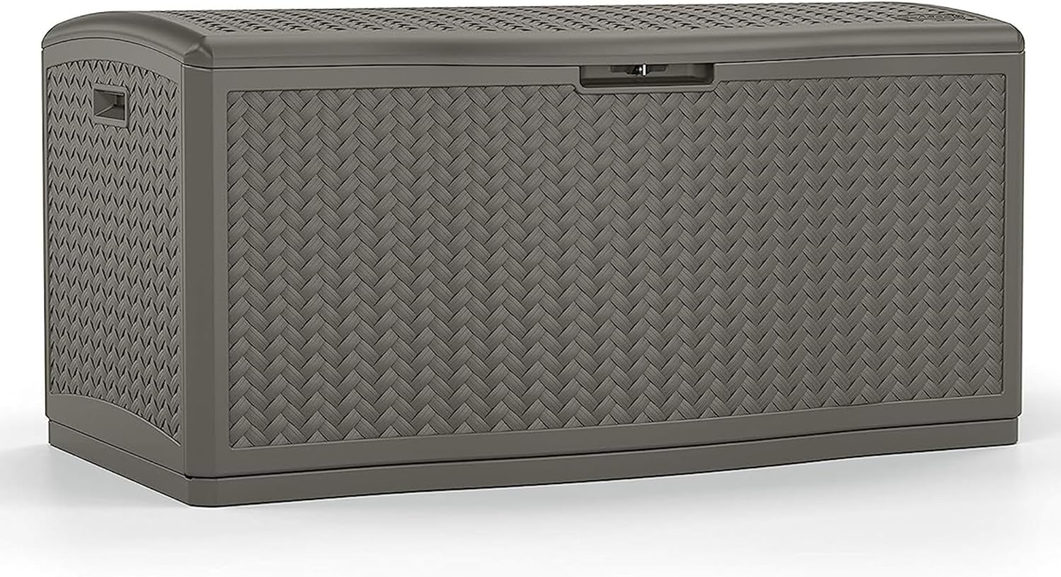 Suncast BMDB12000ST 124 Gallon Capacity Herringbone Pattern Stoney Deck Box - $140