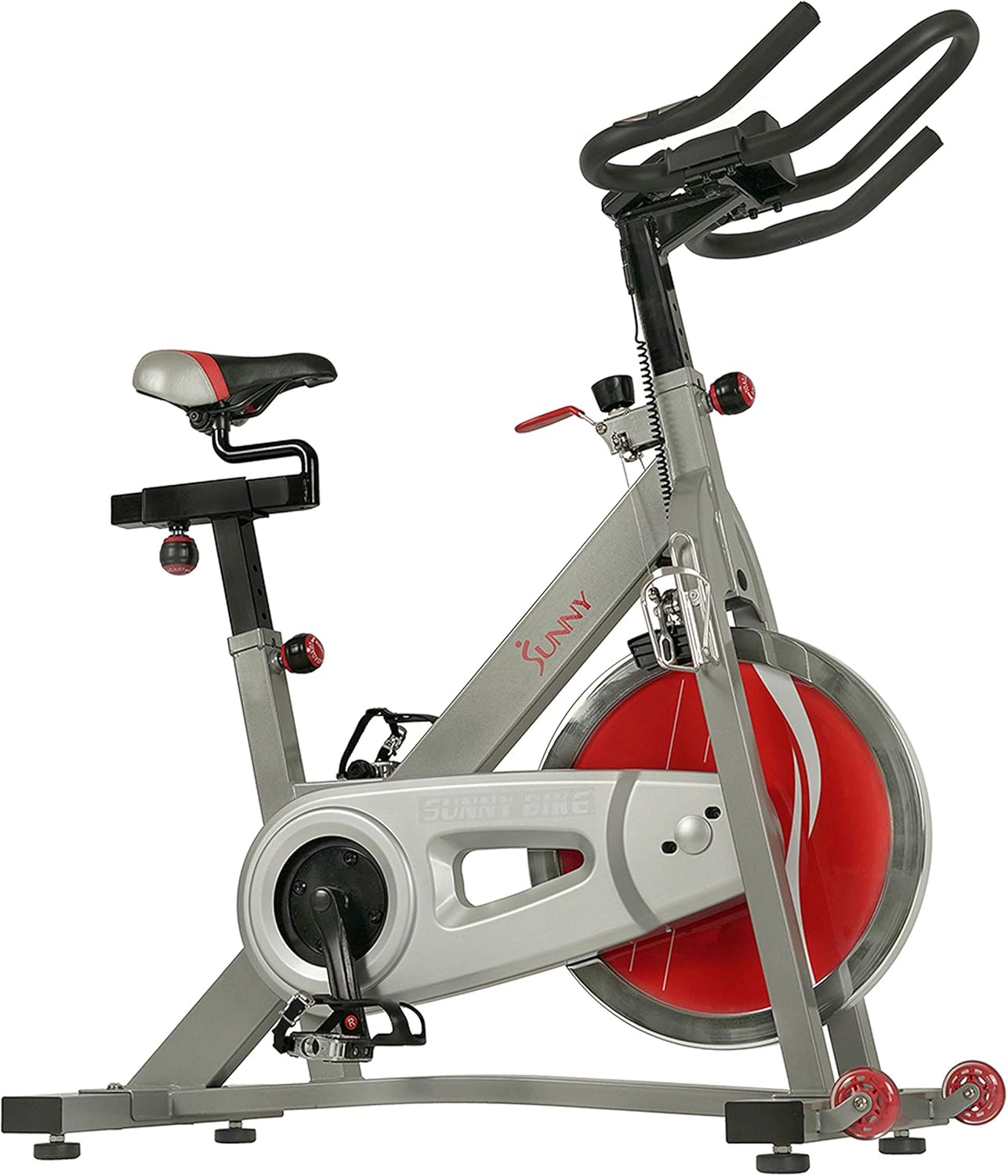 Sunny Health & Fitness Pro Cycling Stationary Bike, 40 LB Flywheel - $130