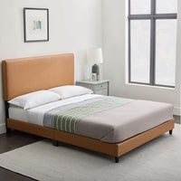 Edenbrook Platform Bed with Headboard, No Box Spring Needed, Twin Size - $65