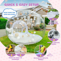 Inflatable Bouncers，Bubble House for Kids and Adults, 10FT Commercial Grade - $300