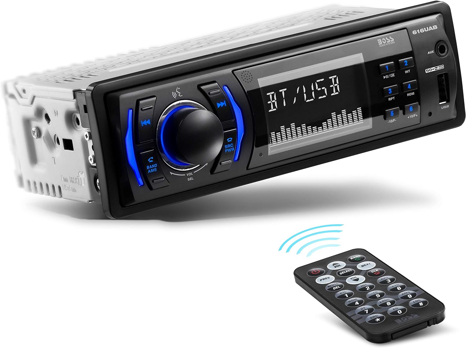 BOSS Audio Systems 616UAB Car Stereo Bluetooth MP3 USB Aux in AM/FM Radio - $40