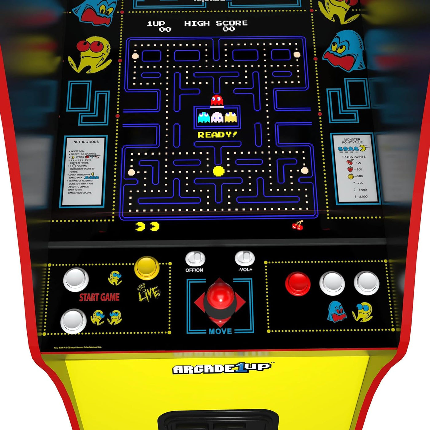 Arcade1Up Pac-Man Legacy Deluxe Arcade Machine - Classic Retro Game Console - $270