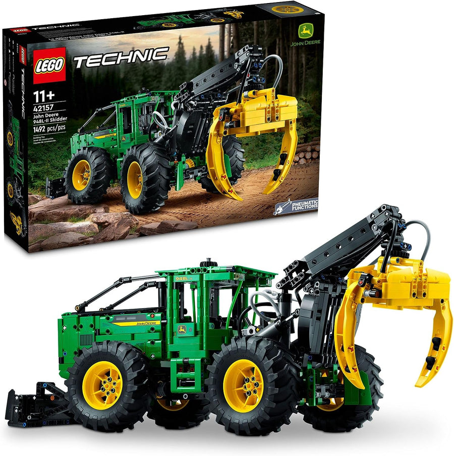 LEGO Technic John Deere 948L-II Skidder 42157 Advanced Tractor Toy Building Kit - $130