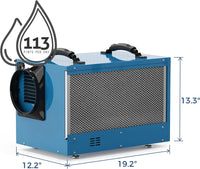 ALORAIR Commercial Dehumidifier 113 Pint, with Drain Hose for Crawl Spaces - $350