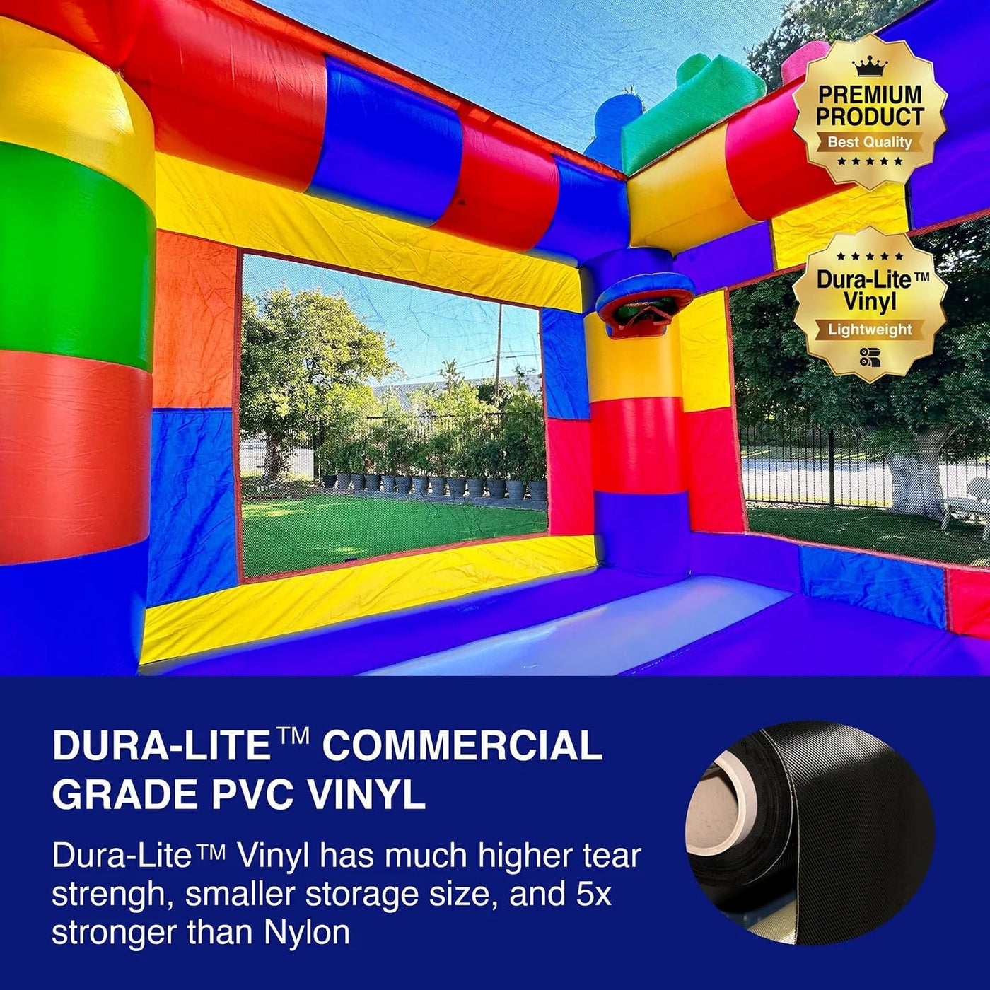 HeroKiddo Block Party Bounce House Commercial Grade for Kids and Adults _ $660