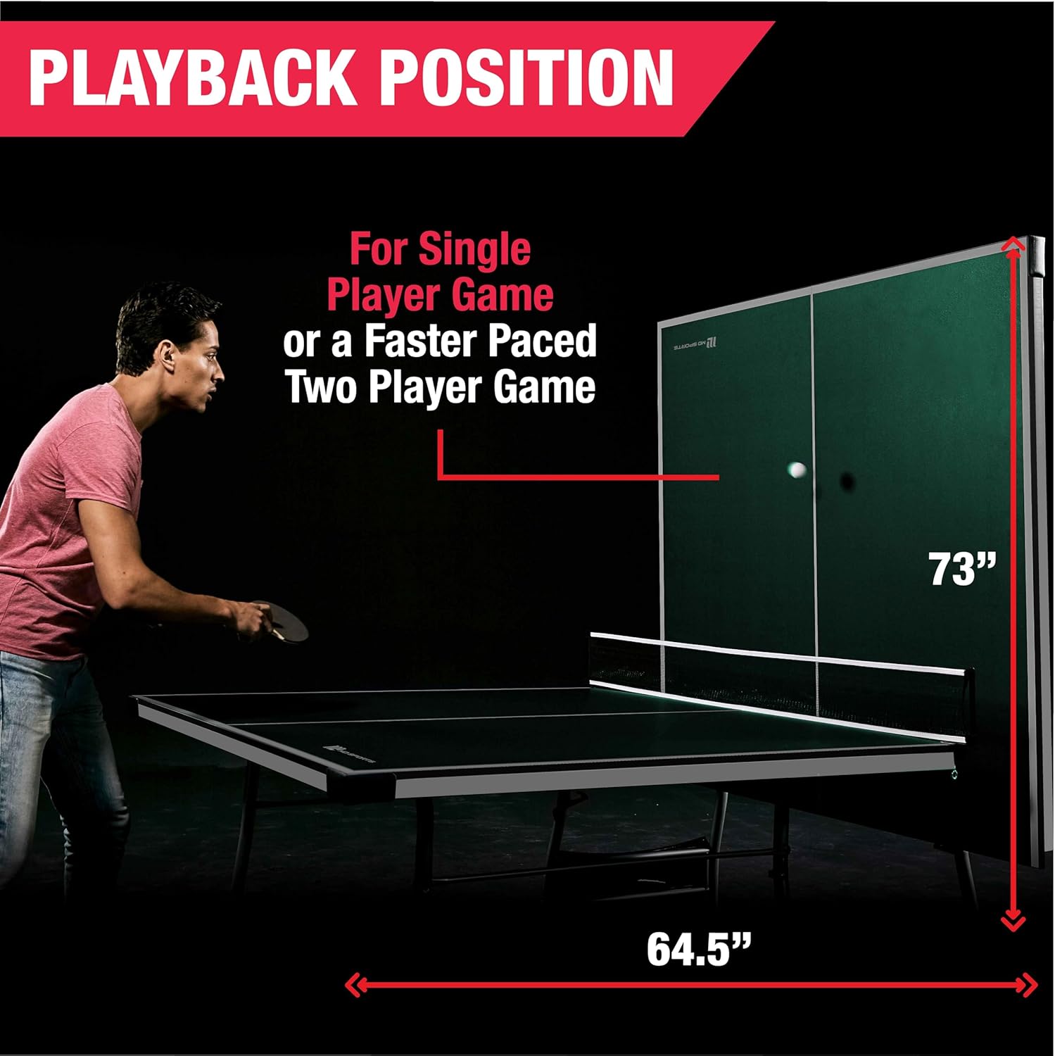 MD Sports Table Tennis Tables Multiple Styles, Foldable for Easy Storage with Nets - $170