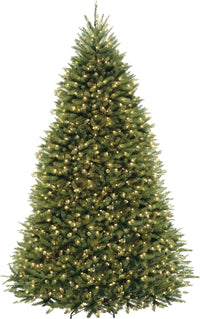 National Tree Company Pre-Lit Artificial Full Christmas Tree, Green, 9 Feet - $260