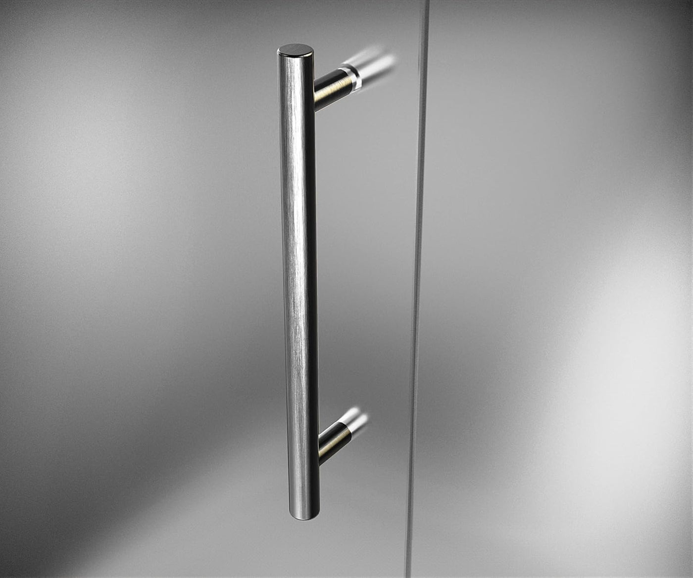 Aston Nautis Frameless Hinged Shower Door in Frosted Glass, 59" x 72" (Glass only) - $435