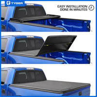 Tyger Auto T3 Soft Tri-fold Truck Bed Tonneau Cover 6.75' (82") Bed | TG-BC3F1124 - $150