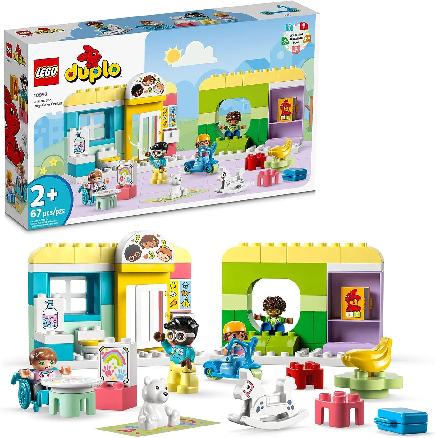 LEGO DUPLO Town Life at The Day-Care Center, Early Childhood STEM Building Toy Set - $30