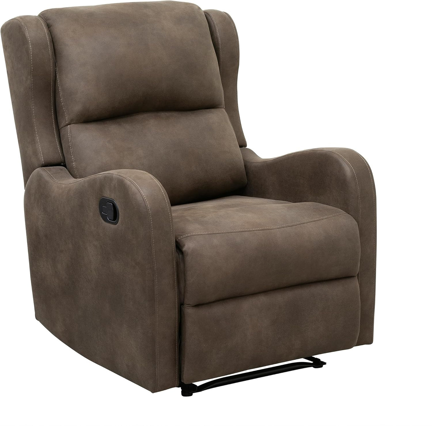 Lexicon Recliner Chair Living Room Reclining Sofa Chair, Brown - $285