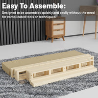 Greaton, 8-Inch Sturdy Box Spring for Mattress Support for Full, White - $115