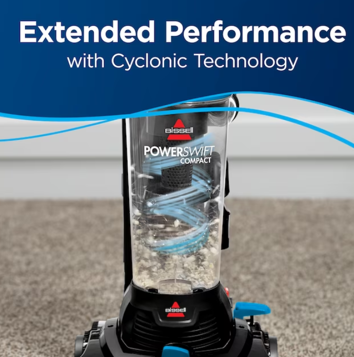 BISSELL PowerSwift Compact Corded Bagless Upright Vacuum, 25982 - $60