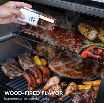 Z GRILLS 459 sq. in. Pellet Grill and Smoker in Black - $240