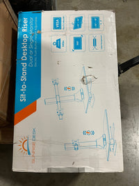 VersaDesk Sunrise Electric Desk Riser -Dual Monitor, SRDC-D - $90