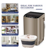 Krib Bling 1.38 Cu. ft. Full-Automatic Top Load Washer in Gold - $160