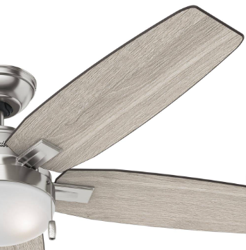 Hunter Antero 54 in. LED Indoor Brushed Nickel Ceiling Fan - $95