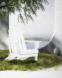 VOQNIS Adirondack Folding Chair, HDPE Outdoor Plastic Patio Chair - $80