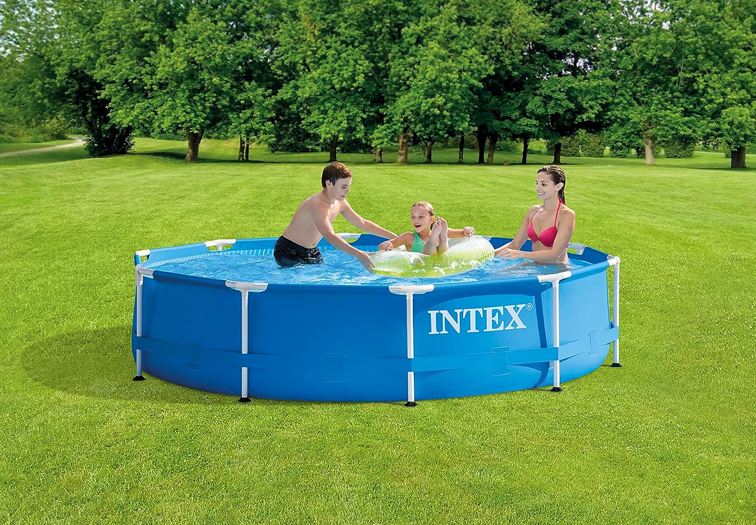 INTEX 28201EH 10ft x 30in Metal Frame Pool - $110