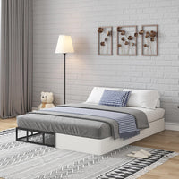 Full Size Box Spring with Fabric Cover Set,7 Inch High Profile Full Box Spring - $40