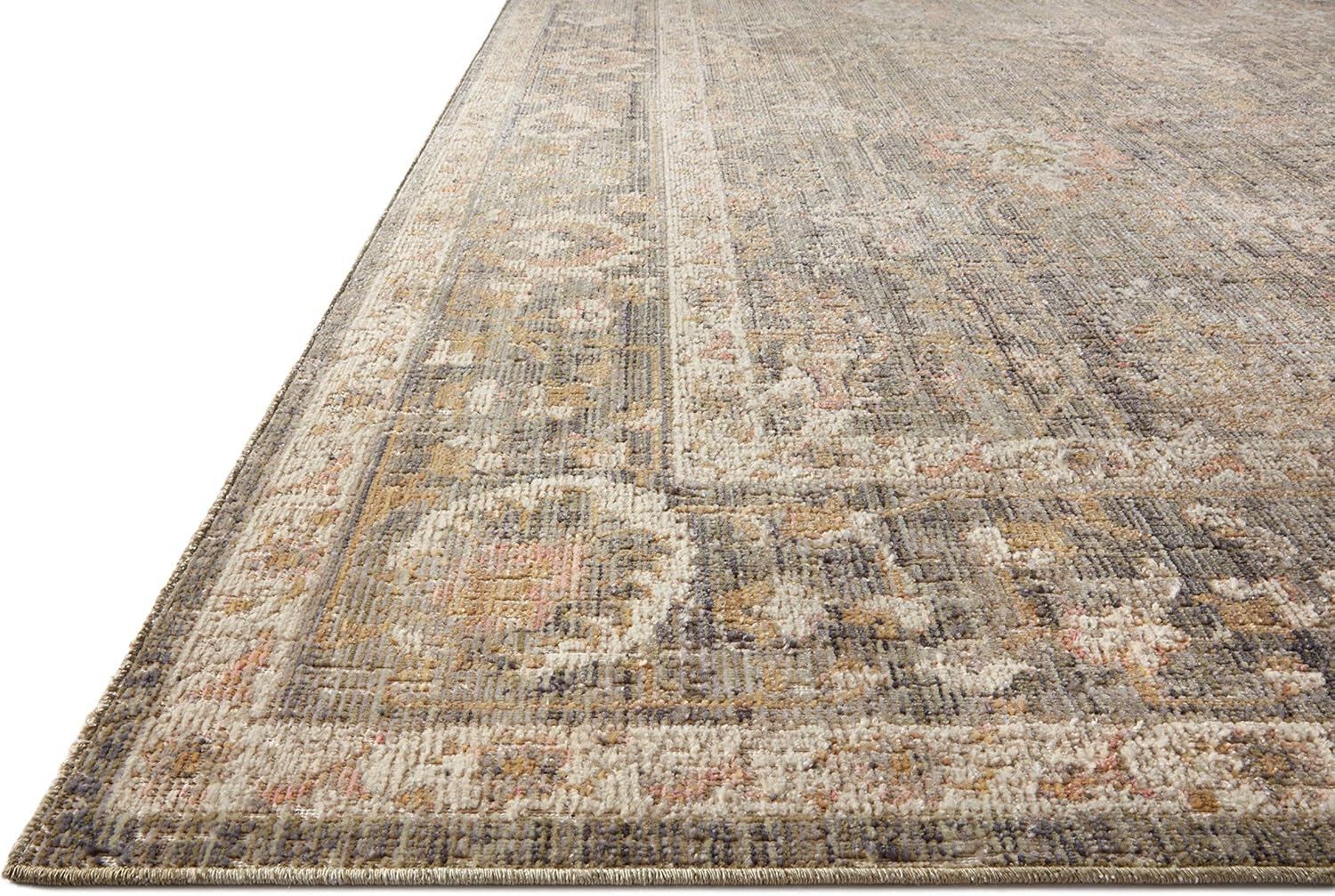 Loloi Chris Loves Julia x Rosemarie Sage/Blush 5' x 7'-10" Area Rug - $75