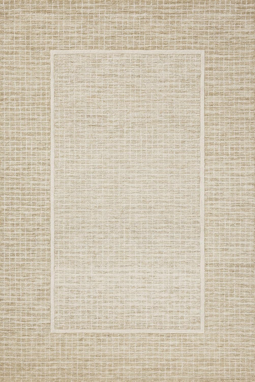 Loloi Chris Loves Julia Briggs Collection BRG-01 Wheat/Ivory 5'-0" x 7'-6" Area Rug - $80