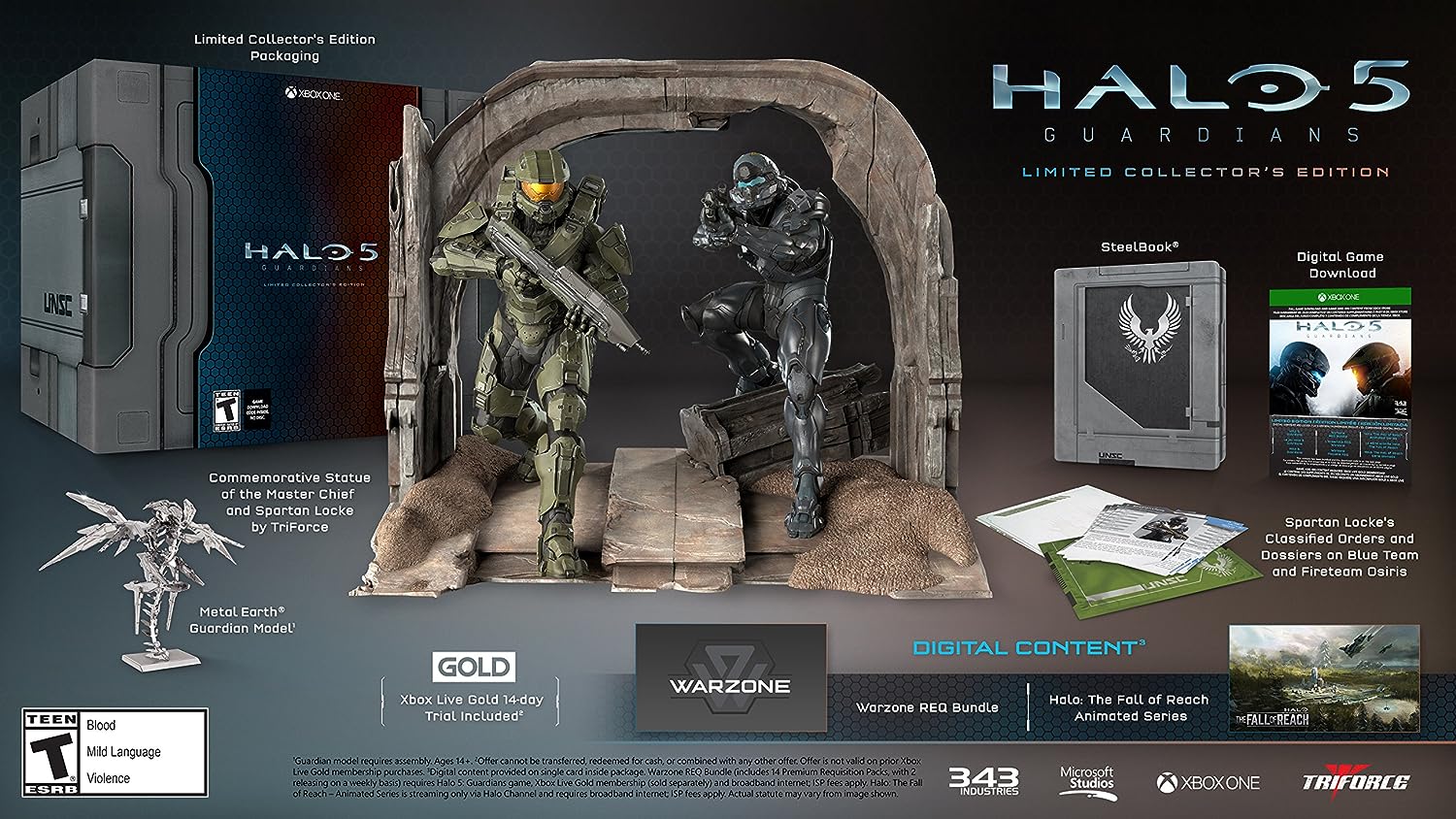 Halo 5: Guardians Limited Edition Collector's Edition – Xbox One [No Disc Included] - $200