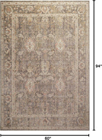 Loloi Chris Loves Julia x Rosemarie Sage/Blush 5' x 7'-10" Area Rug - $75