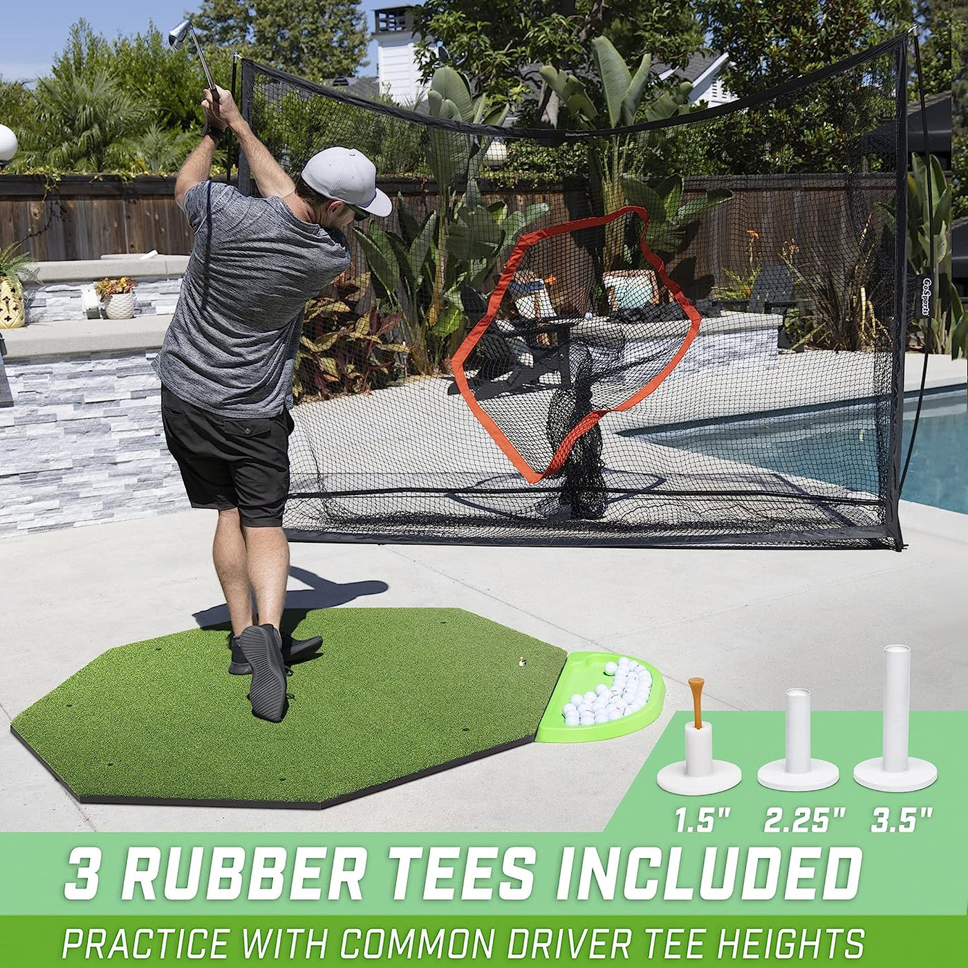 GoSports Golf Hitting Mat Artificial Turf Mat for Indoor/Outdoor Practice - $120