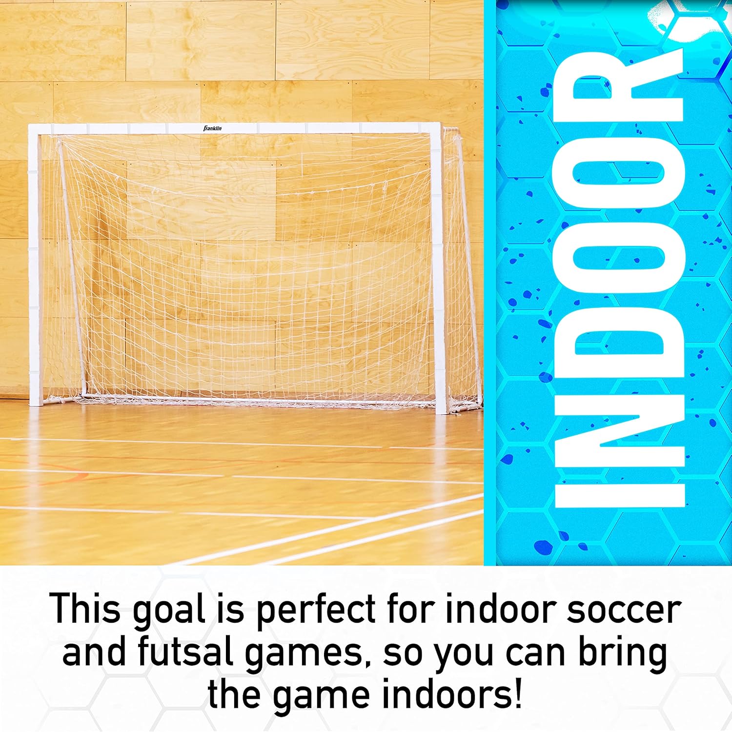 Franklin Sports Futsal Goal - Indoor Soccer Net - 9' 10" x 6'7" - $255