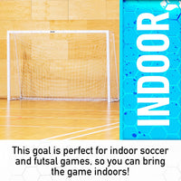 Franklin Sports Futsal Goal - Indoor Soccer Net - 9' 10" x 6'7" - $255