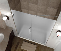 Aston Nautis Frameless Hinged Shower Door in Frosted Glass, 59" x 72" (Glass only) - $435