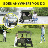 Jeep Deluxe Wrangler Stroller Wagon with Cooler Bag and Parent Organizer - $215