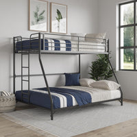 DHP Daven Easy Assembly Metal Bunk Bed for Kids, Teens and Adults, with Ladder - $180