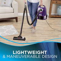 BISSELL Zing Lightweight, Bagged Canister Vacuum, Purple, 2154A - $50