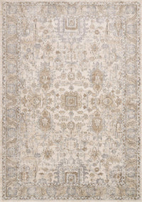 Loloi II Teagan Collection TEA-03 Ivory/Sand 7'-11" x 10'-6", .25" Thick, Area Rug - $85