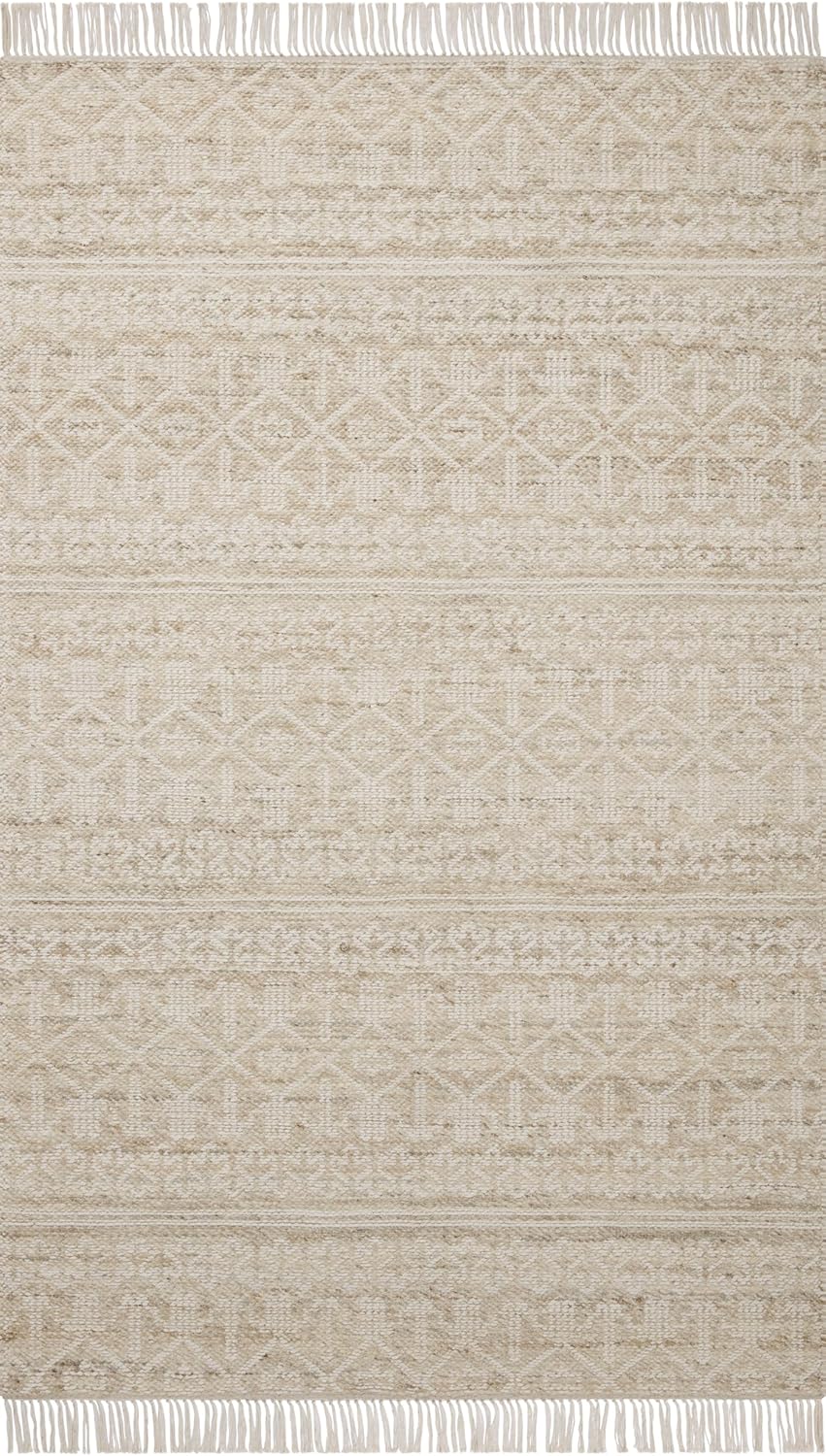 Loloi Angela Rose x Rivers Sand/Ivory 7'-9" x 9'-9" Area Rug - $140