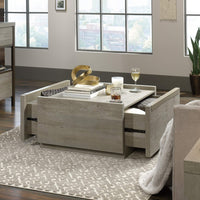 Sauder Manhattan Gate Coffee Table, L: 31.02" x W: 30.95" x H: 16.06" - $134