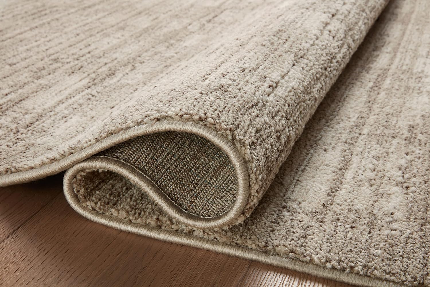 Loloi II Darby Collection DAR-07 Pebble/Sand 6'-7" x 9'-3" Area Rug - $90