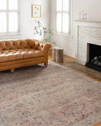 Loloi II Hathaway Collection HTH-06 Blush / Multi 7'-6" x 9'-6", .25", Area Rug - $75