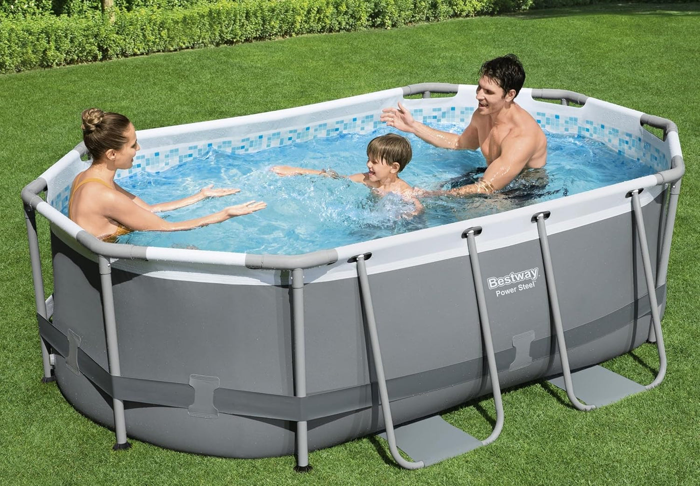 Bestway Oval Above Ground Pool Set (10' x 6'7" x 33") - $210