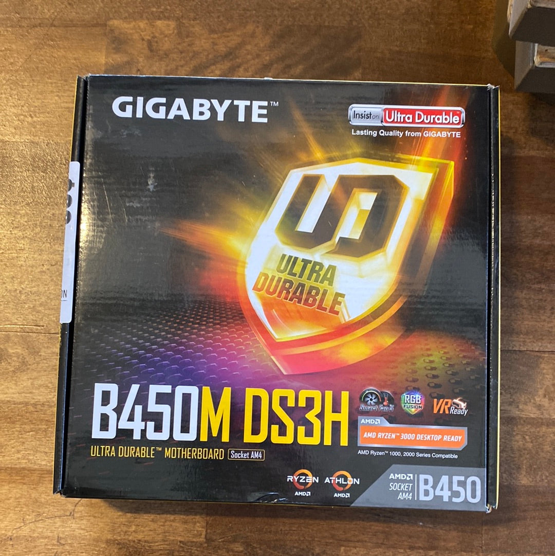 Gigabyte B450M DS3H WIFI AM4 Micro-ATX Motherboard - $60