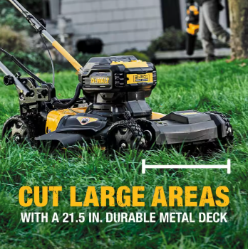 DEWALT 20V Battery Powered Walk Behind Self Propelled Lawn Mower(No Batteries) - $455
