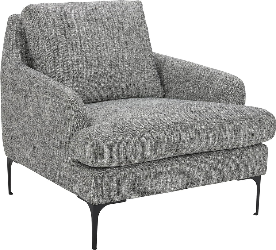 Amazon Brand – Rivet Modern Living Room Accent Chair, 37.8"D x 35.4"W x 34.6"H - $200