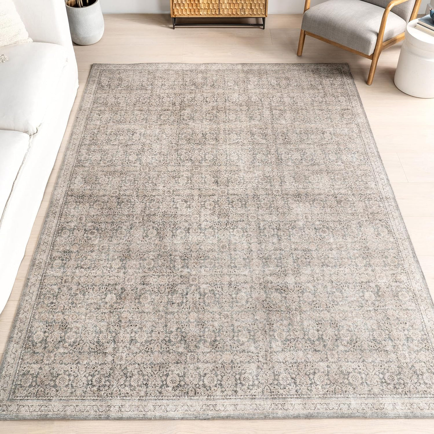 nuLOOM Hillstone Collection 7' x 9' Area Rug, Easy to Clean - $40